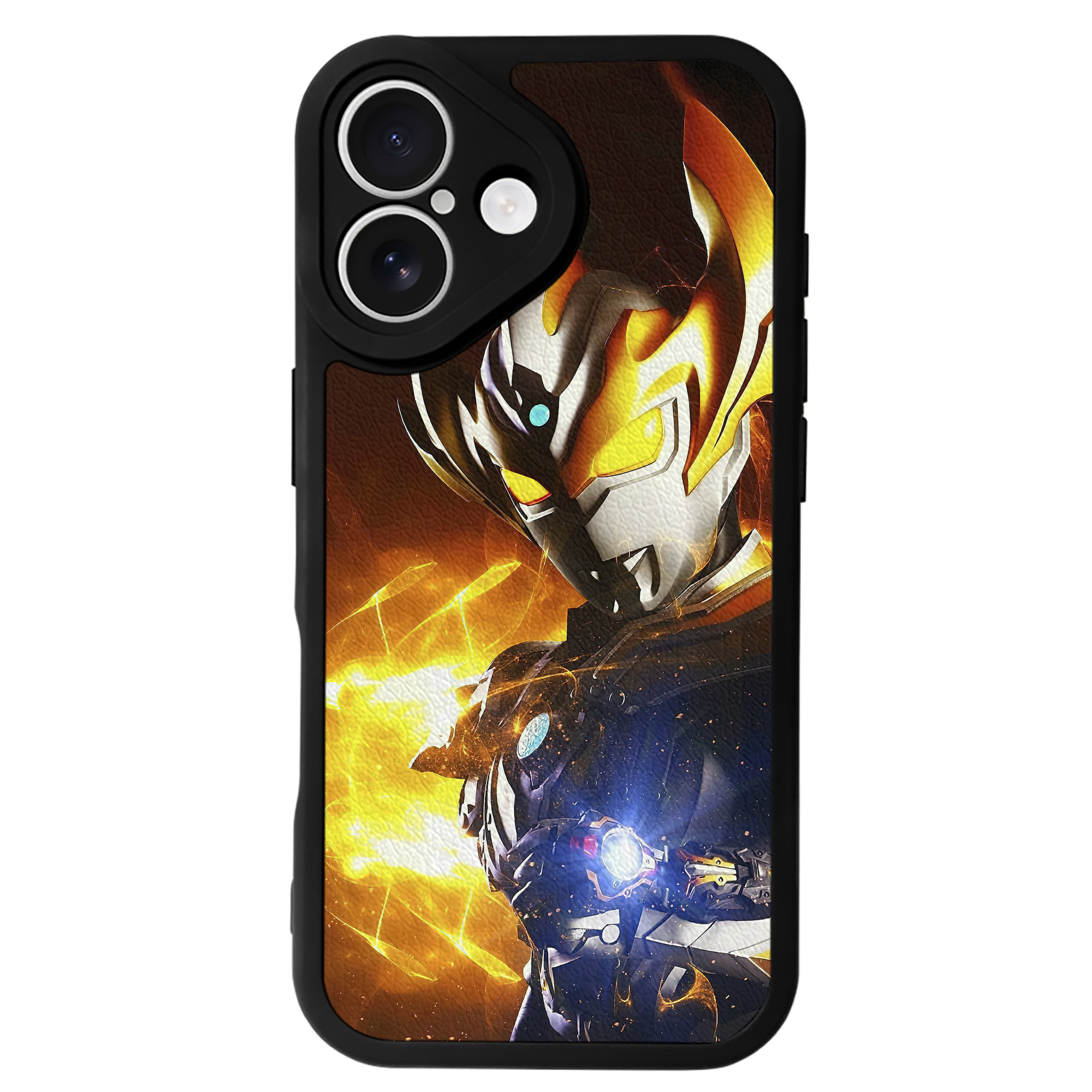 （画像用） ウルトラマン Ultraman 【iPhone 16シリーズ対応】シリコンスマホケース（レザー調） 材質：シリコン